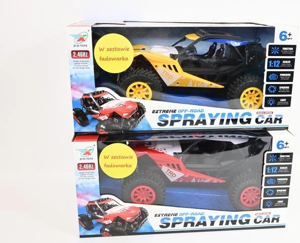RC off-road auto na daljinsko upravljanje s efektom dima