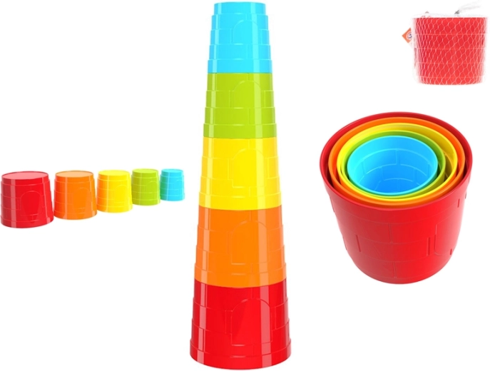 Sklopivi čašice – šarena piramida za djecu od 12 mjeseci
