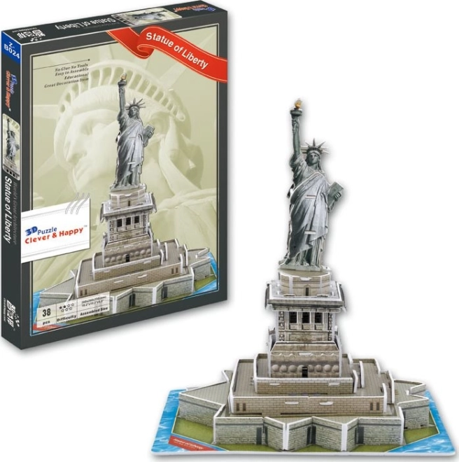 3D puzzle Kip slobode 38 dijelova