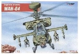 Mirage jurišni helikopter WAH-64 – plastični model 1:72