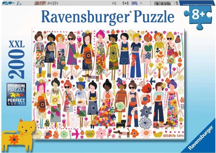 Ravensburger Flowers and Friends Puzzle, 200 Pieces