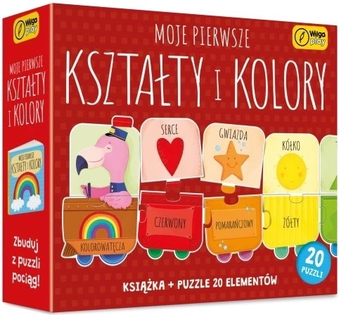 Moji prvi oblici i boje - Edukativni set s puzzlama