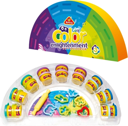 Veliki set plastelina – 18 komada u hladnim bojama