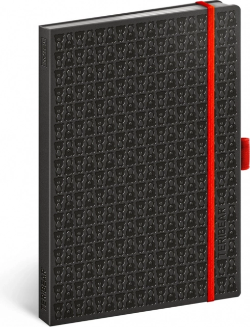 NOTIQUE crtani notes TERIBEAR A5, crni, 15 × 21 cm