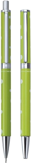 Poklon set kuglične olovke i mikromine CONCORDE Bolero – zeleno tijelo