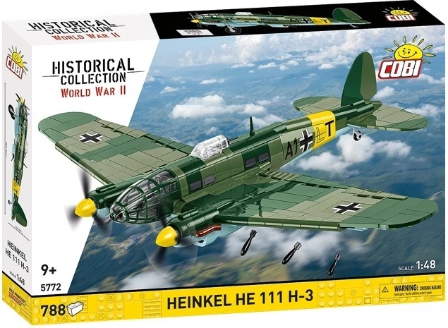 COBI Heinkel He 111 H-3 građevni set zrakoplova (1:48, 788 dijelova)