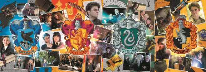 Puzzle od 1000 dijelova Četiri hogwartske kuće HARRY POTTER