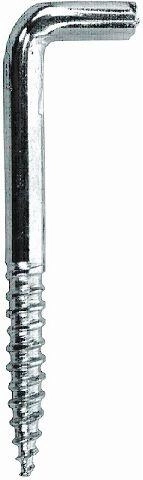 Skoba s navojem s utorom 4,4 × 40 mm, pocinčani čelik (100 kom)