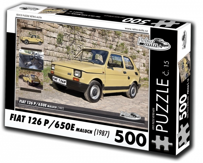 Puzzle Retro-automobili Fiat 126p Maluch (1987) – 500 dijelova
