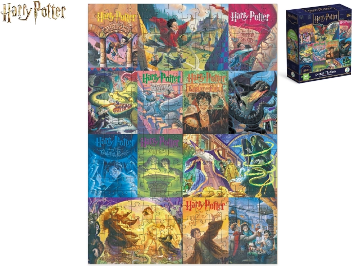 Harry Potter slagalica – kolaž korica knjiga (250 dijelova)