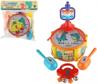 Set glazbenih instrumenata za djecu s dinosaurima