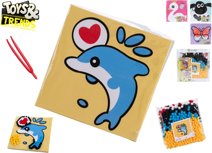 Mozaik s ljepljivim kuglicama TOYS& TRENDS – kreativni set za djecu