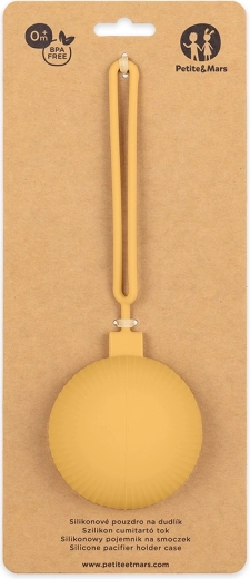 Silikonska futrola za dudu PETITE&MARS Intense Ochre