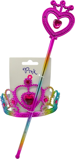 Set kruna i čarobni štapić za male princeze