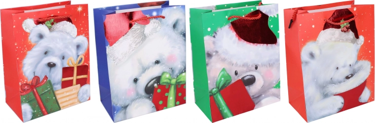 Darovna vrećica S Božić 18 × 23 × 10 cm