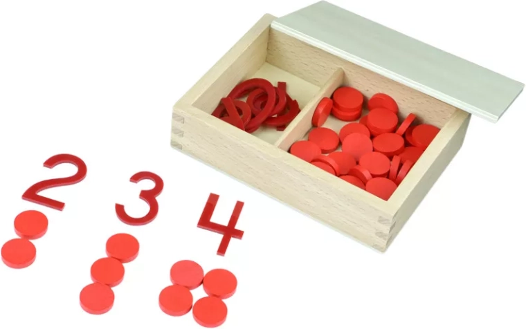Montessori Numerals and Counters – Even and Odd Numbers