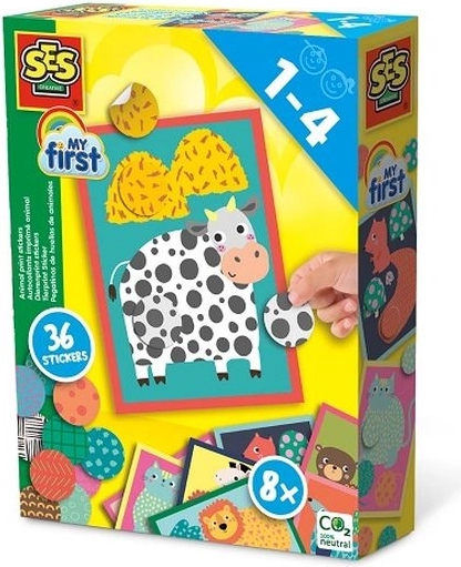 SES Creative My First lijepljenje naljepnica sa životinjicama