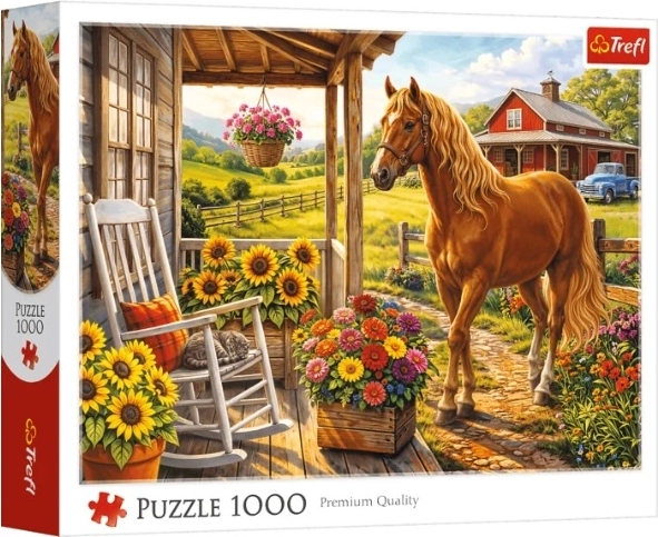 Horse on the Farm Puzzle 1000 Pieces