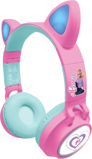 Bežične slušalice Lexibook Barbie s mačjim uškama i svjetlosnim efektima