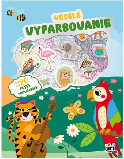 Happy Coloring with Super Stickers: Animals
