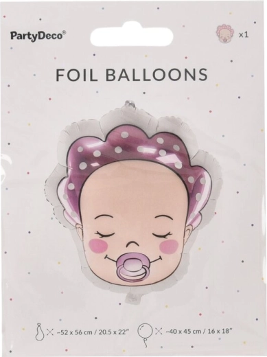 Folijski balon s natpisom BABY 40 × 45 cm