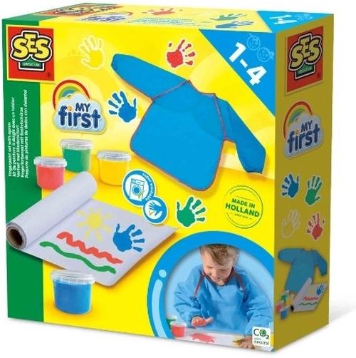 SES Creative My First slikanje prstima s pregačom