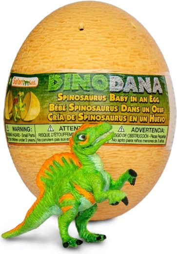 Safari Ltd. Spinosaurus hatchling figurine with egg with augmented reality