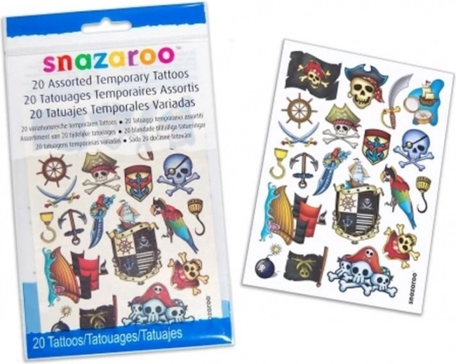 SNAZAROO Tetovaže Adventure 20 sličica