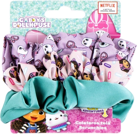 Set gumica za kosu Gabby's Dollhouse (Gábinin kouzelný domek) 3 kom