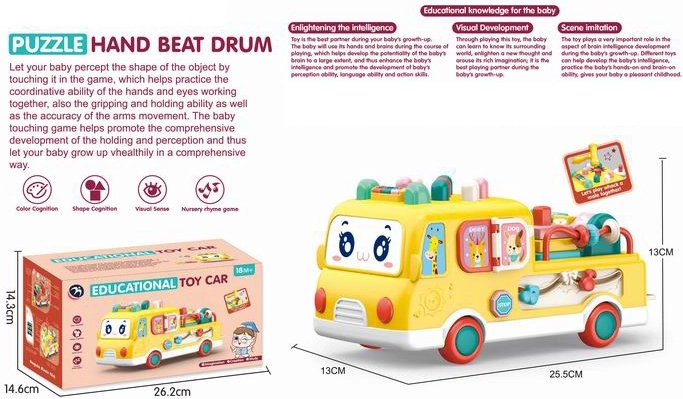 Educational bus with fun activities