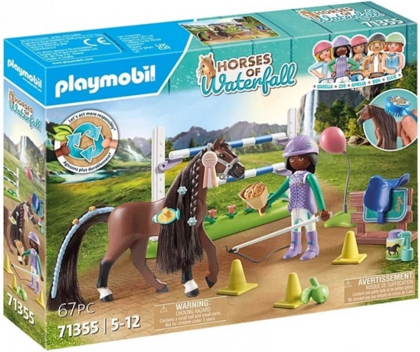 Playmobil Horses Waterfall: Zoe i Blaze s preprekama 71355