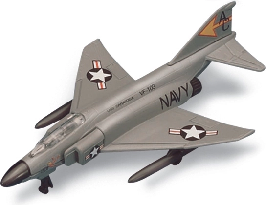 Maisto Fresh Metal Tailwinds F-4 Phantom II mat sivi avion