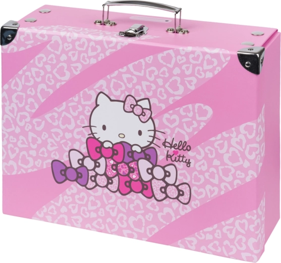 Baagl sklopivi školski koferčić Hello Kitty Sweet leopard s okovima