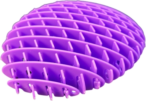 Antistresna fidget igračka ljubičasta, elastična i senzorička 10 cm