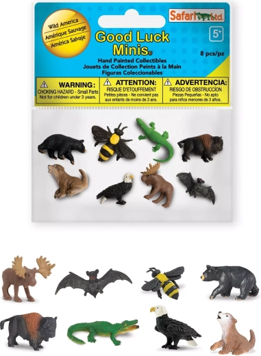 Divlja Amerika – Safari Ltd. Good Luck Minis funpack (8 mini figurica)