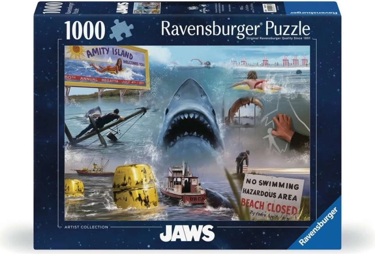 Ravensburger slagalica Artist Collection: Čeljusti 1000 dijelova