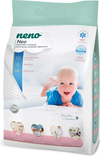 Jednokratne podloge za presvlačenje Neno 60 × 90 cm, 10 kom