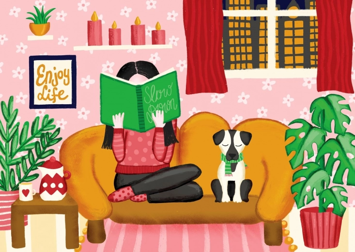 Umirujuća slagalica 1000 dijelova