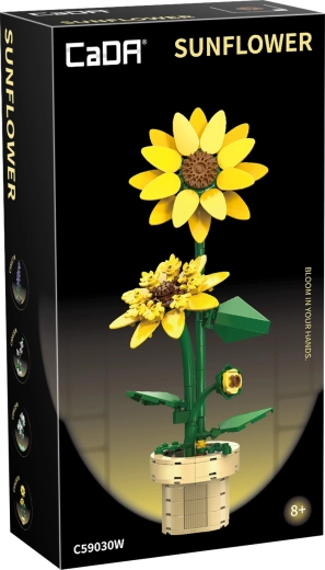 CADA Sunflower building set 27.4 cm