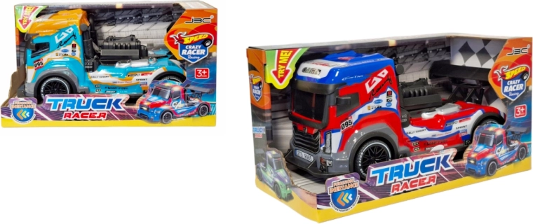 Sportski trkaći kamion Truck Racer s frikcijskim pogonom, svjetlom i zvukom