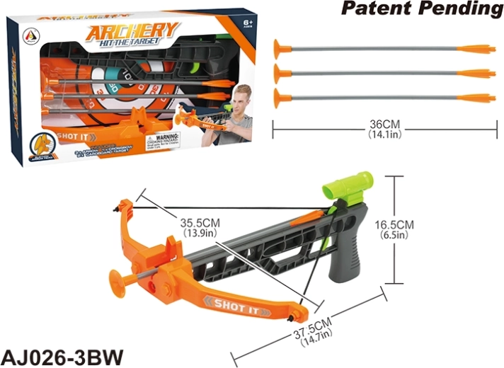 Dječji sportski samostrel s metom i strijelama