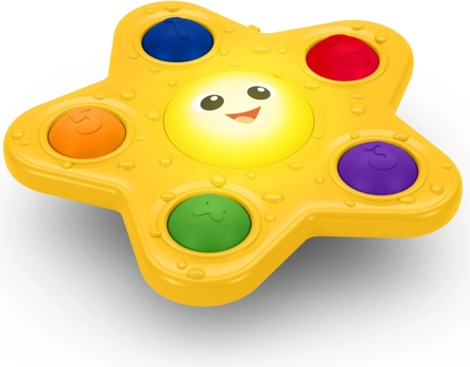 Baby Einstein aktivna igračka s vakuumskim držačem Pop & Glow Starfish za bebe 6m+