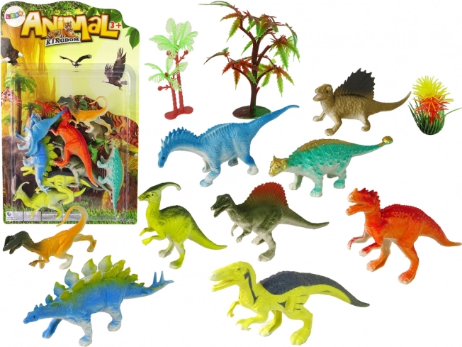 Set figurica dinosaura 9 kom – šarene prapovijesne igračke