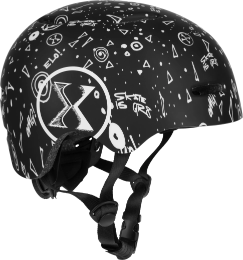 NILS Extreme MT311 bike and skate helmet black
