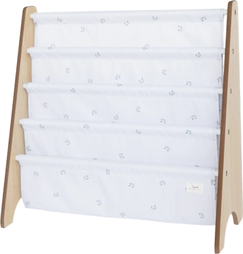 3 Sprouts stalak za knjige recycled blueberry/ivory