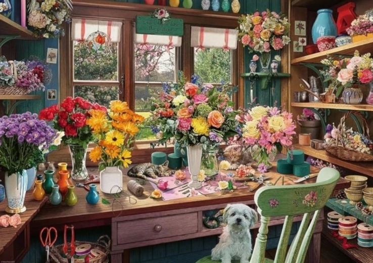 Puzzle RAVENSBURGER Cvjetna čarolija 1000 dijelova