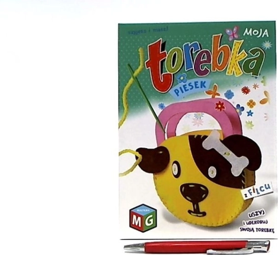Moja Torebka kreativni set za izradu torbice od filca Psić