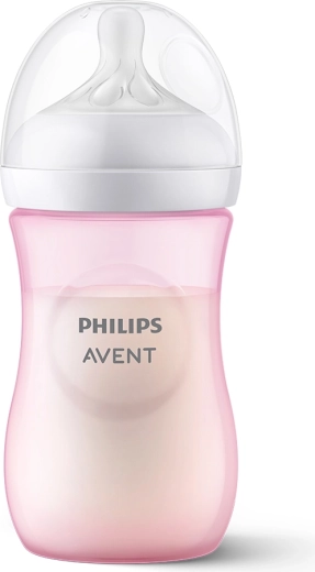 Philips Avent bočica za bebe Natural Response 260 ml, ružičasta (1m+)