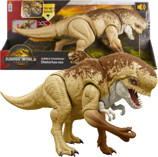 Outlet figura dinosaura Jurassic World: Preporod Opasni napad Distortus Rex 50 cm – oštećeno pakiranje