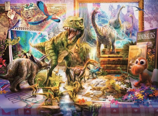Puzzle RAVENSBURGER Dinosauri oživljavaju XXL 100 dijelova